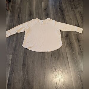 Core 10. Women's Cream Long Sleeve Sweatshirt. Super Soft Material. 3X. GUC.